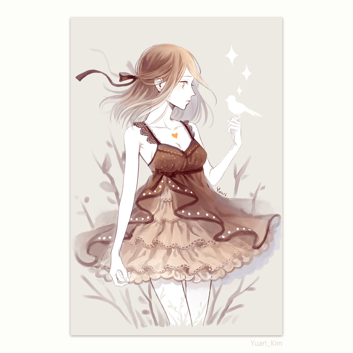 Resting Postcard Print