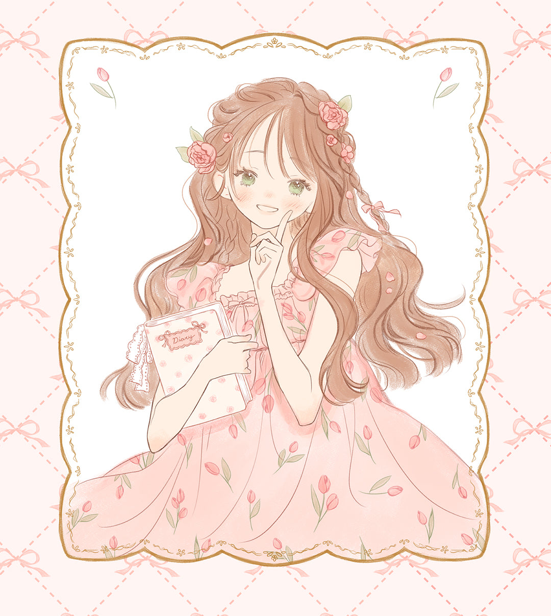 Secret Diary Postcard Print
