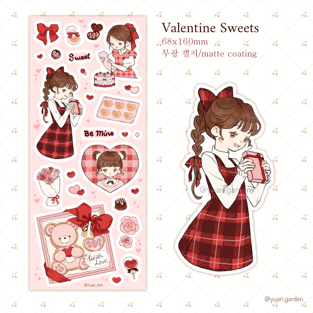 Valentine Sweets Sticker Sheet