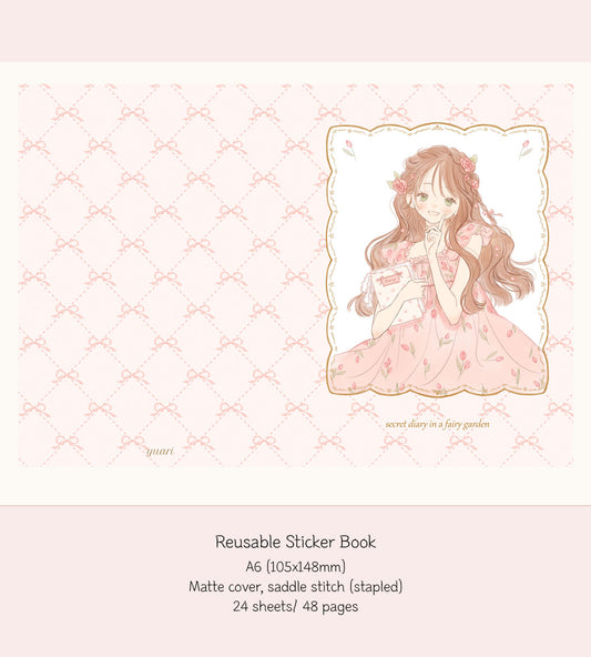 Secret Diary Reusable Sticker Book