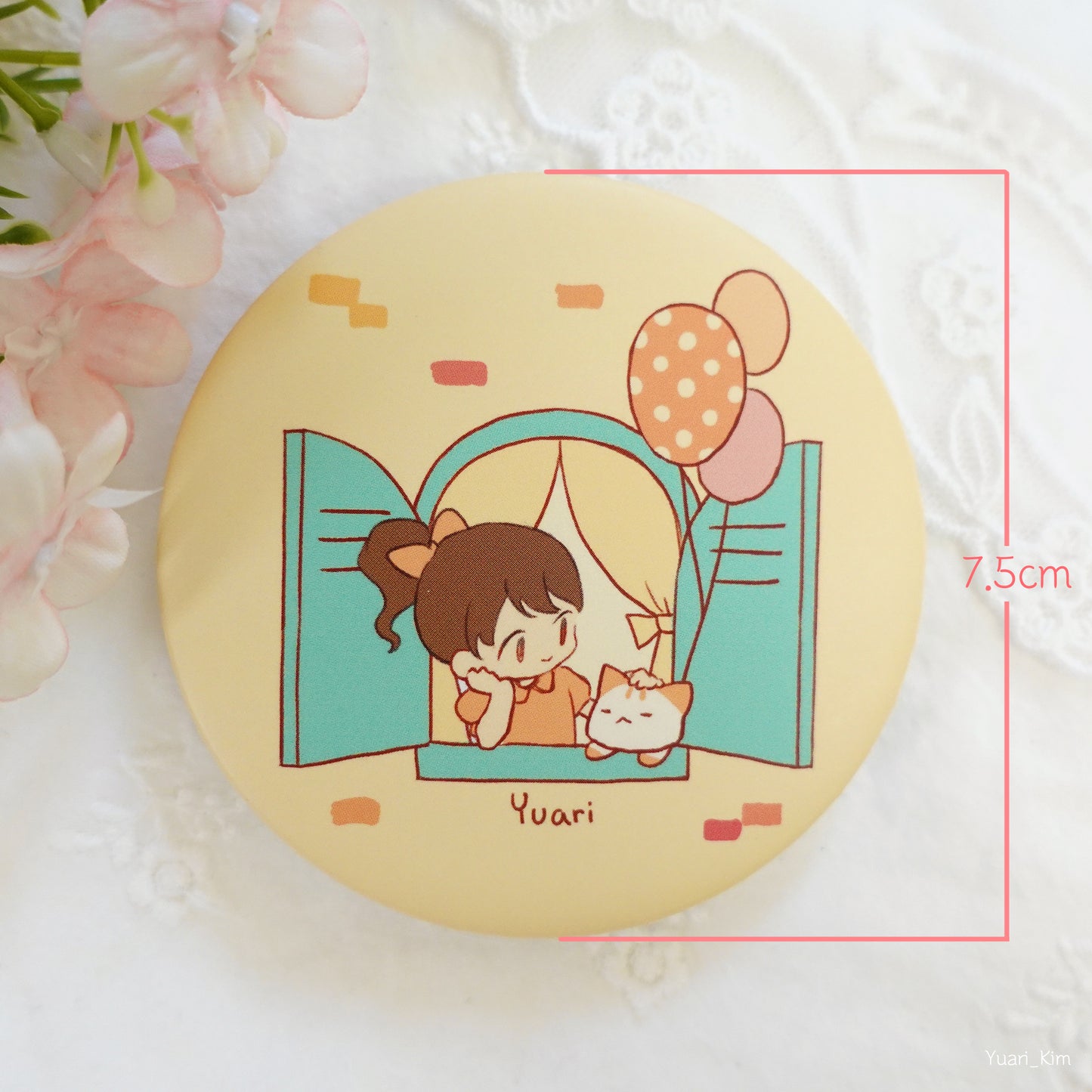 Kitty Compact Mirror
