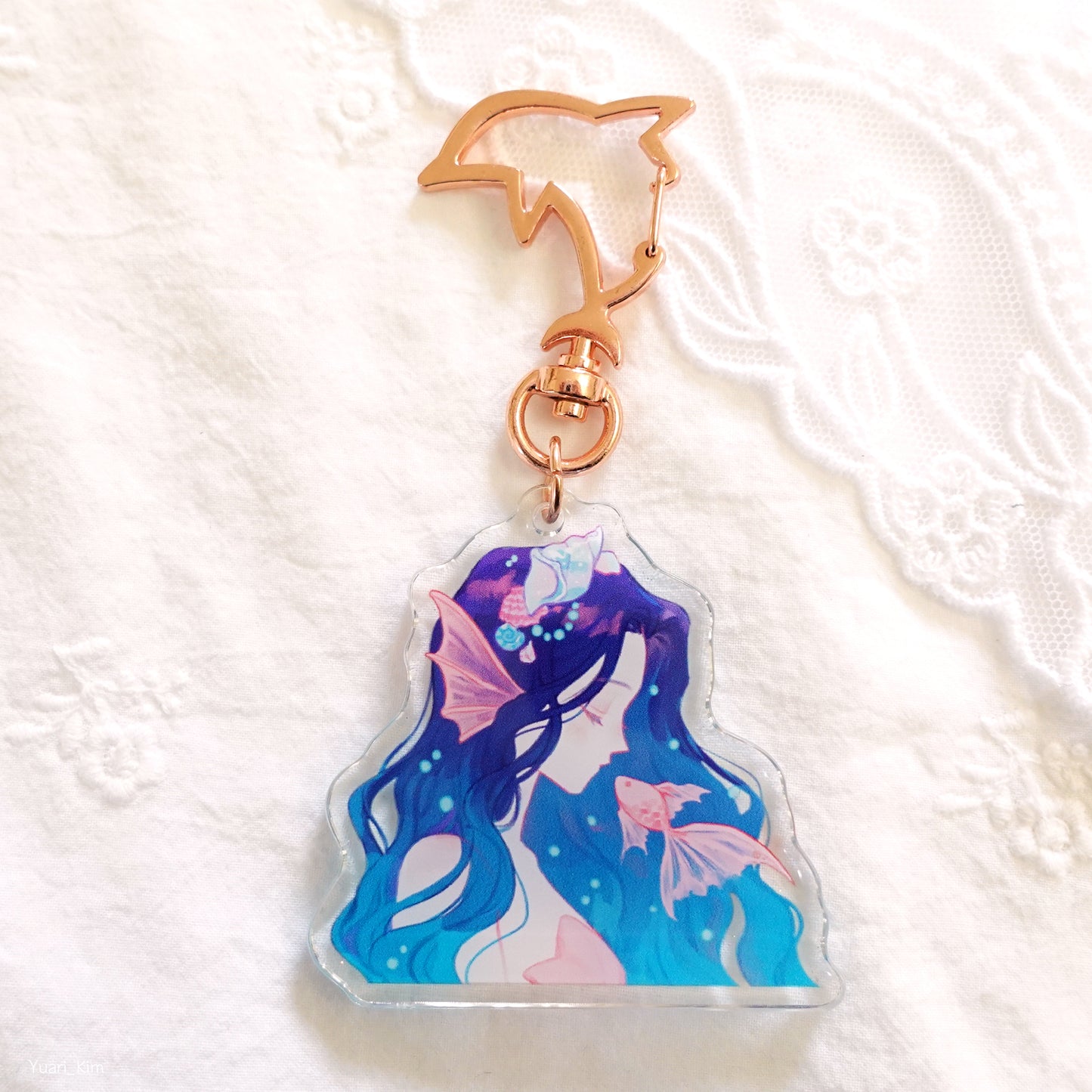 Mermaid Acrylic Charm