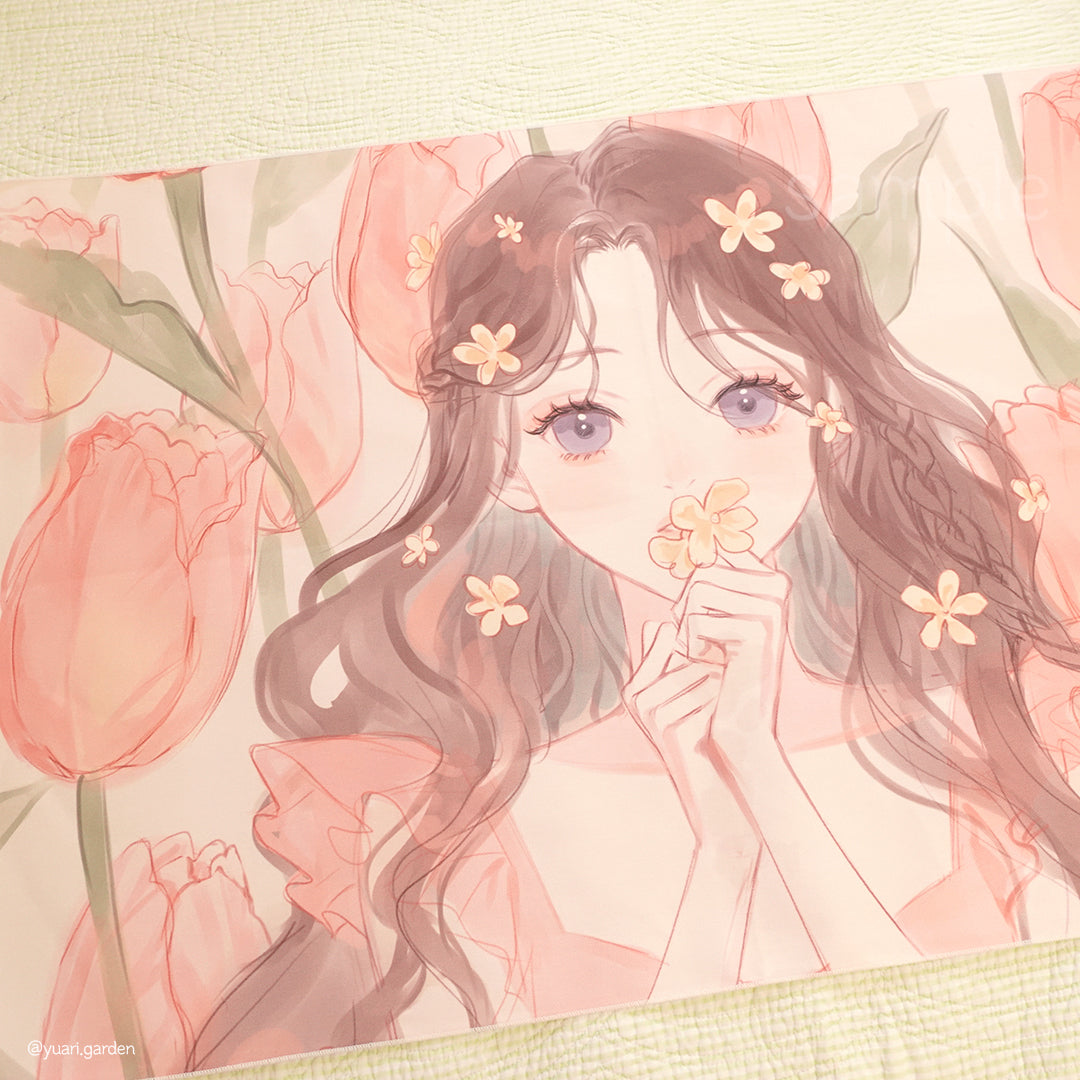 Tulip Blush Fabric Poster