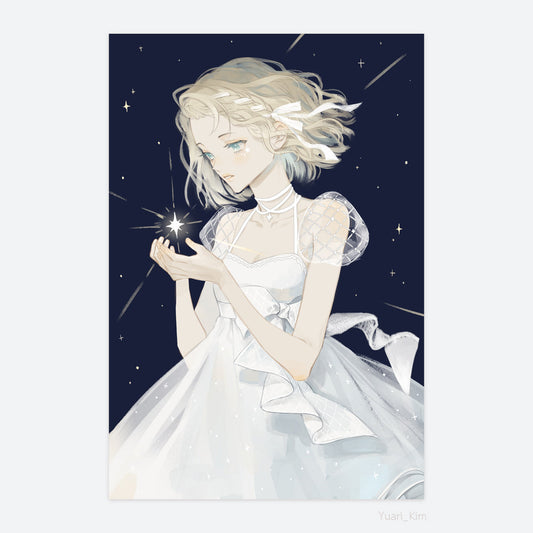 The Brightest Star Postcard Print