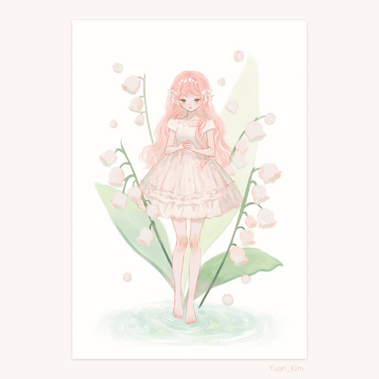 Lily of the Valley Postcard Print