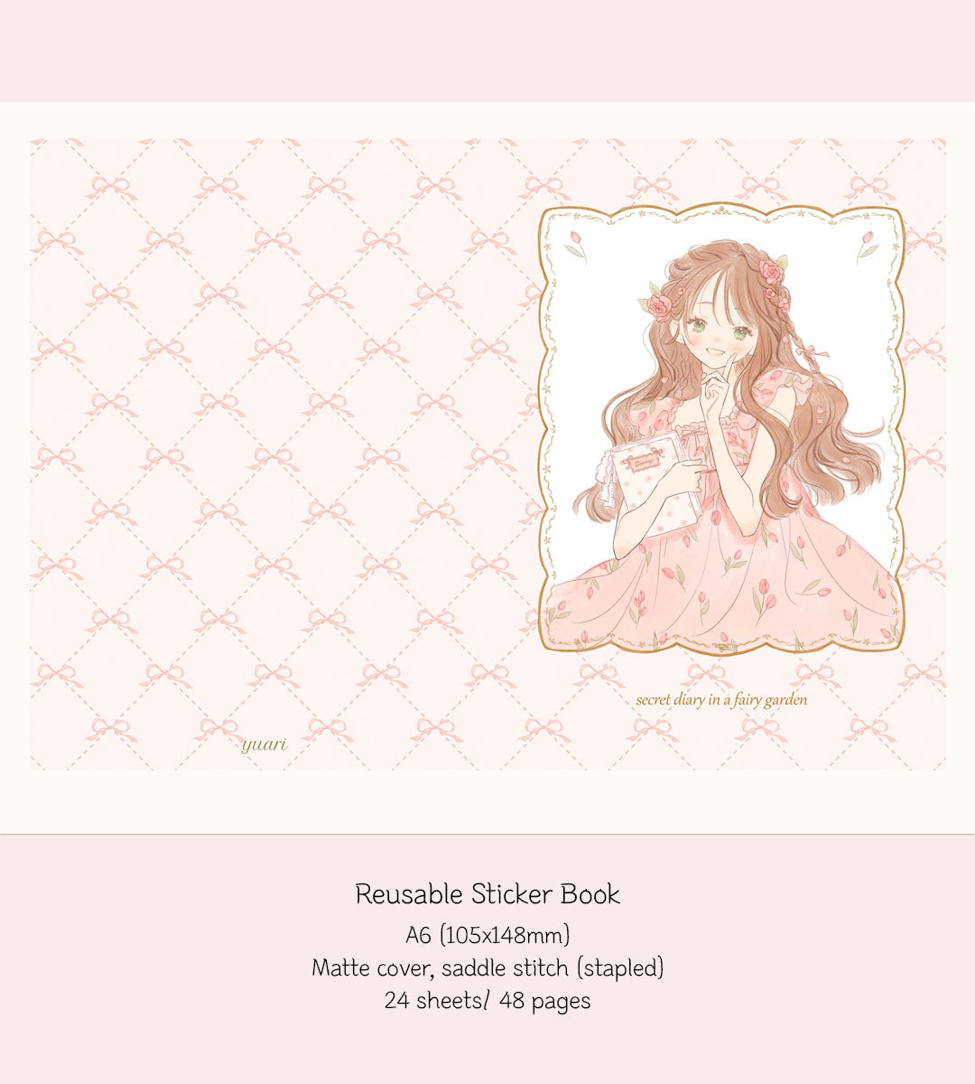 Secret Diary Reusable Sticker Book