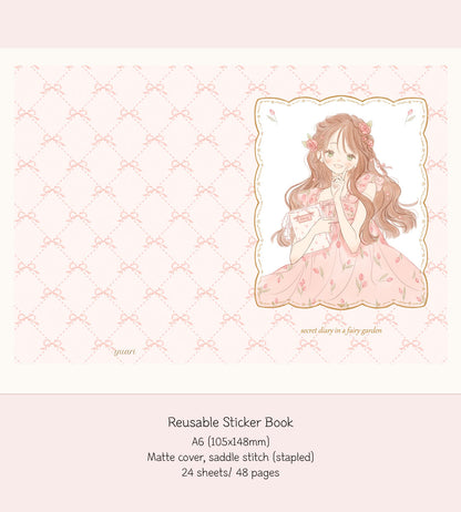 Secret Diary Reusable Sticker Book