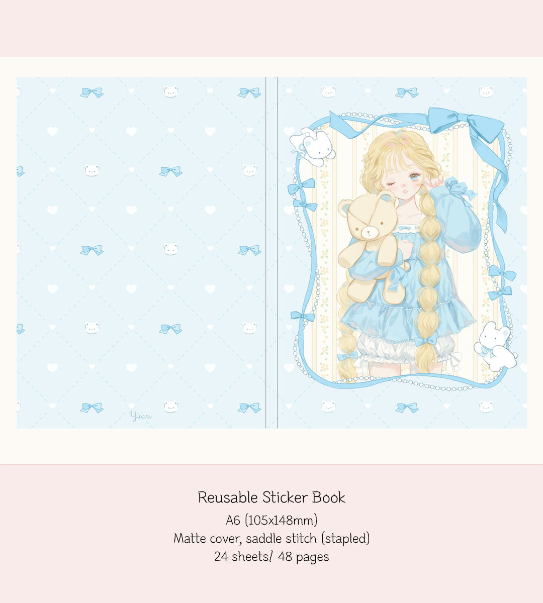 Cozy Cloud Reusable Sticker Book