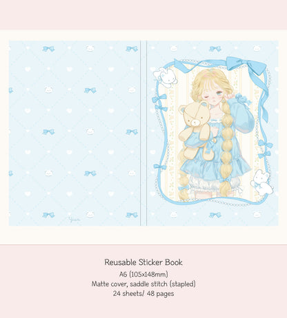 Cozy Cloud Reusable Sticker Book