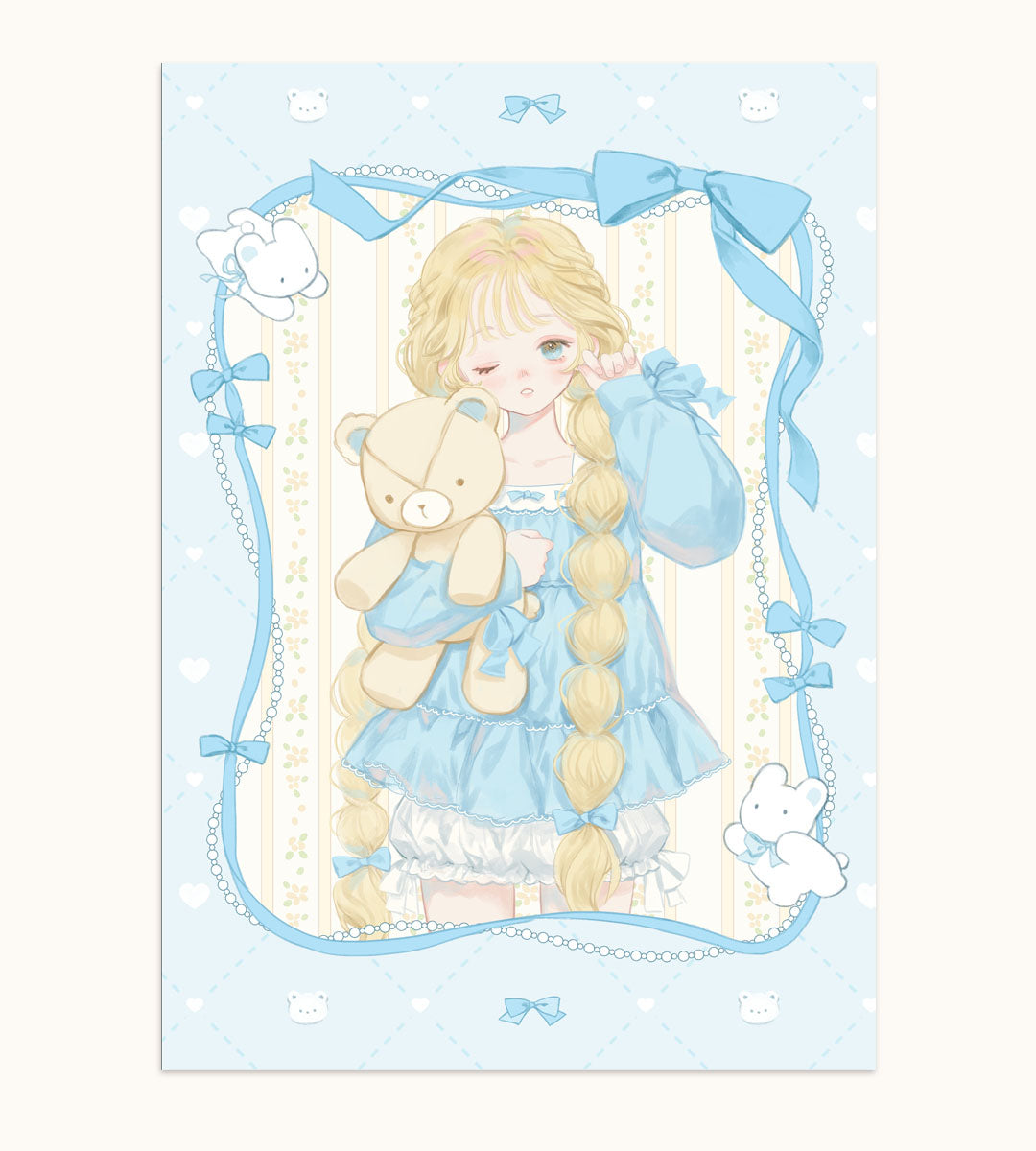 Cozy Cloud Reusable Sticker Book