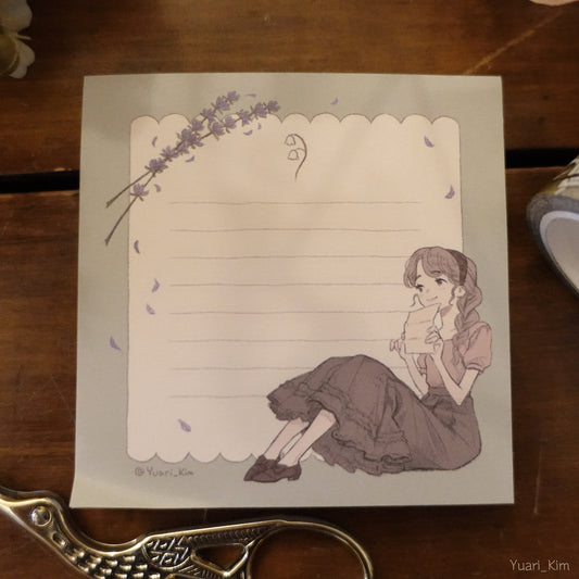 Lavender Memo Pad