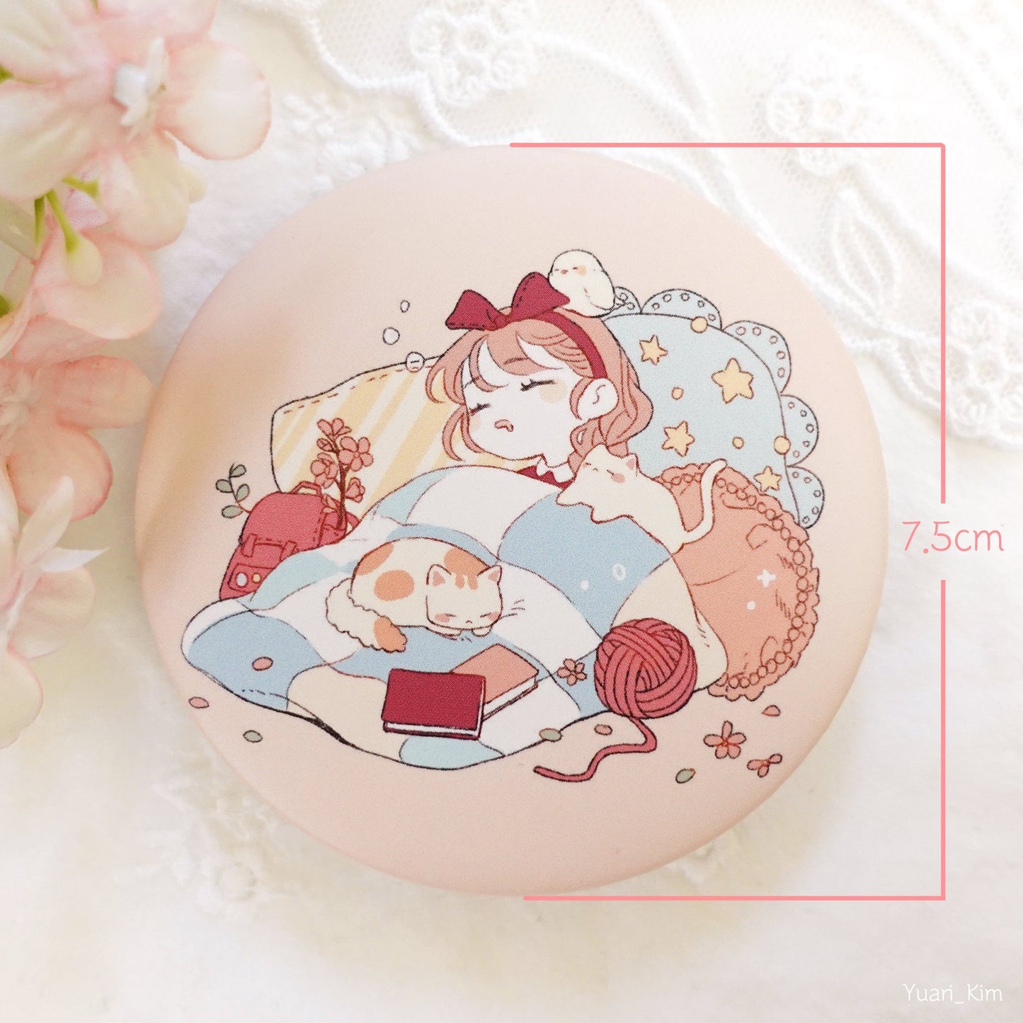 Flower Shower Compact Mirror