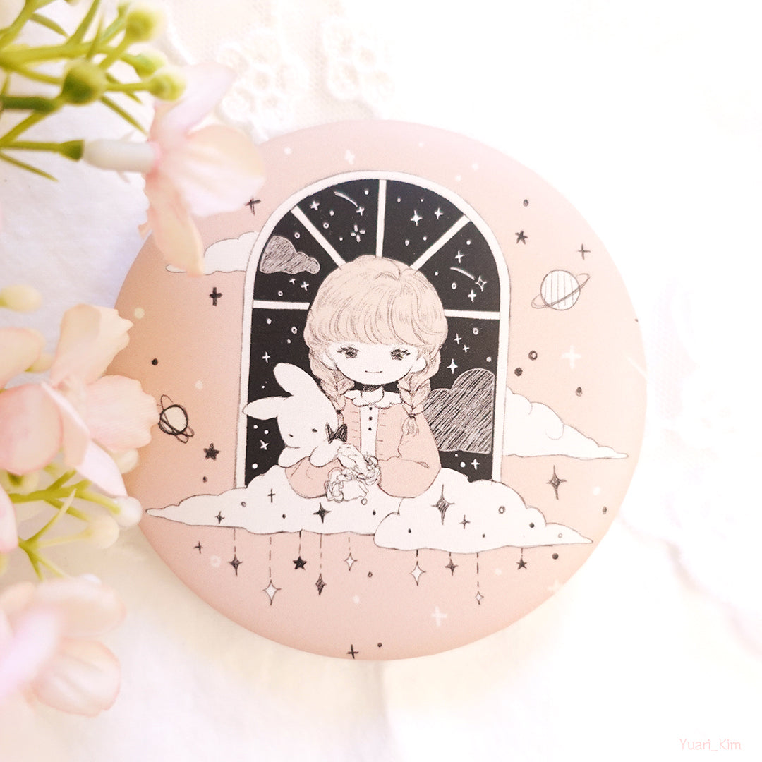 Starry Night Compact Mirror