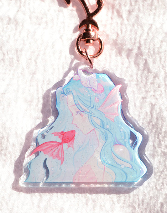 Mermaid Acrylic Charm