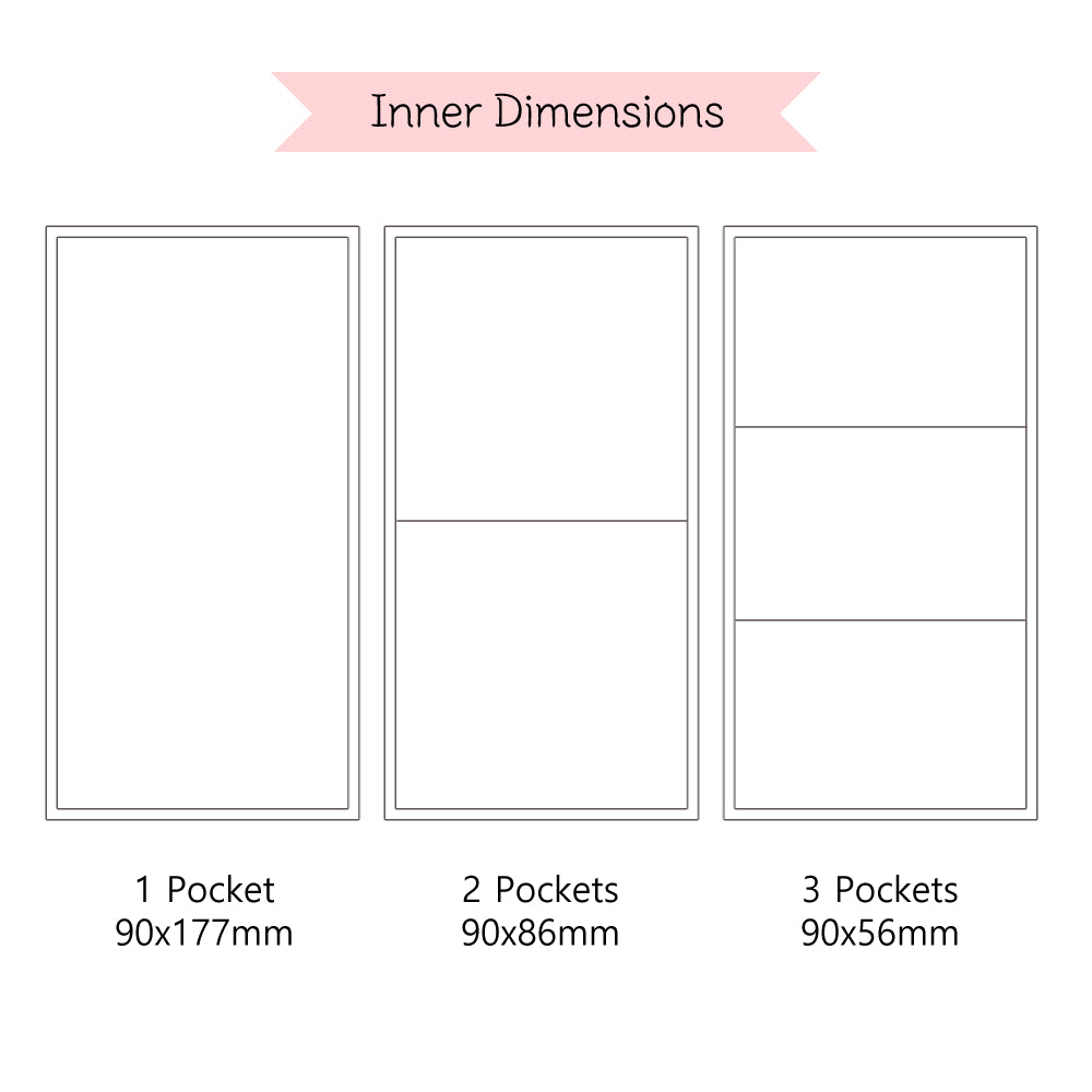 A6 Binder Pocket Refills