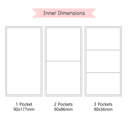 A6 Binder Pocket Refills